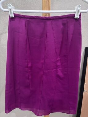 G2000 Classic Purple/Fuchsia/Magenta A-Line Skirt